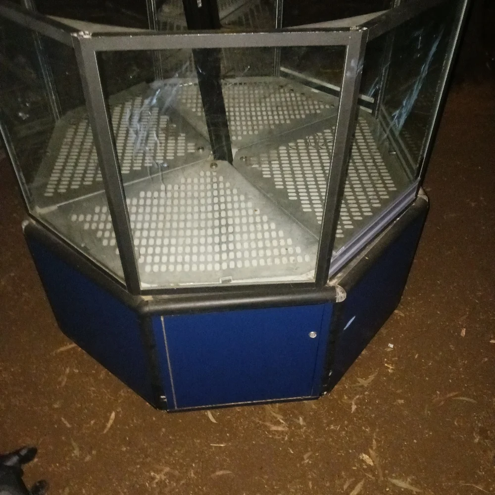 A dry aquarium for reptiles or small mammals it's quit large with storage